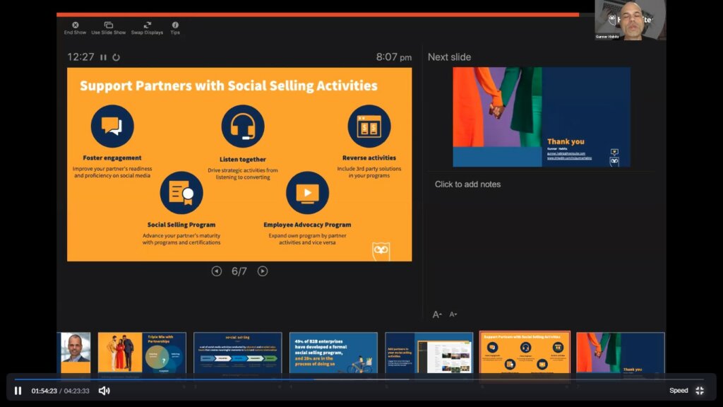 social selling activities