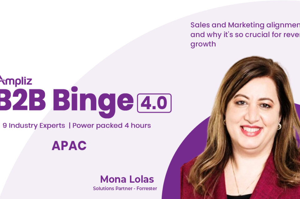 Sales and Marketing alignment and why it's so crucial for revenue growth, Mona Lolas